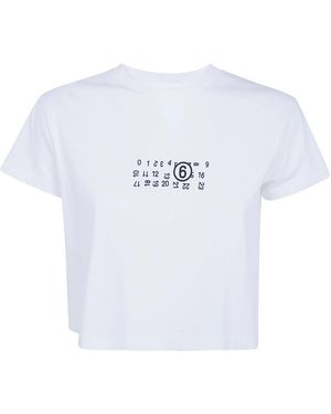 MM6 by Maison Margiela Tops ,Wit ,T-Shirts