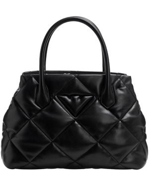 Emporio Armani Borsa a tracolla regolabile con scomparti interni - Nero