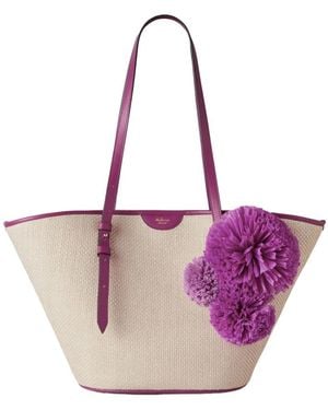 Mulberry Basket Tote - Purple