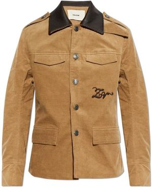 Zadig & Voltaire Jassen ,Katoen Veram Jacket - Bruin