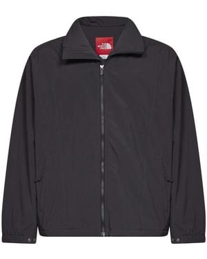 The North Face Jassen ,Zwart ,Nylon Box Nylon Jack Met Fleecevoering