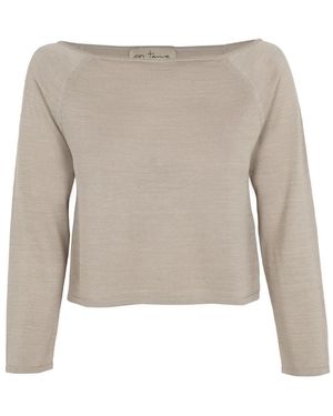 Cortana Round-Neck Knitwear - Grey