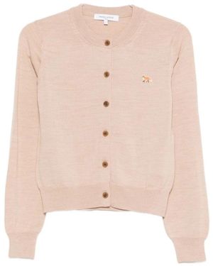 Maison Kitsuné Baby Fox Cardigan - Roze