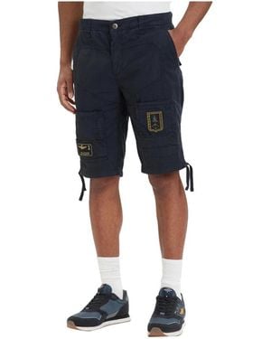 Aeronautica Militare Casual Shorts - Blue