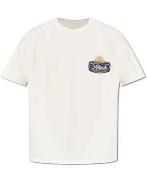 Rhude Safari Crest T-Shirt - Wit