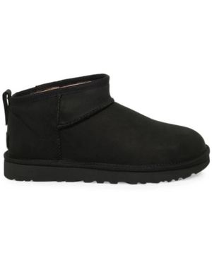 UGG Schoenen ,Zwart ,Leer Classic Ultra Mini