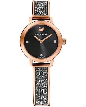 Swarovski Accessoires ,Zwart ,Cosmic Rock Horloge - Metallic