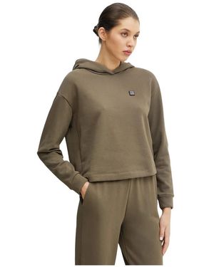 ARMANI EXCHANGE Hoodies & Sweatvesten ,Groen ,Katoen Hooded Sweatshirt - Bruin