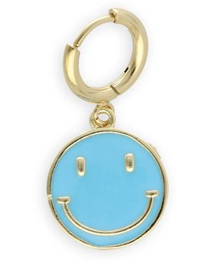 BONNIE STUDIOS Smiley Click Schmuck Edelstahl - Blau