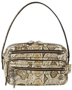 Acne Studios Camero Party Snake Schultertasche - Mettallic