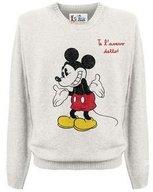 MC2 Saint Barth Round-Neck Knitwear - Grey