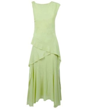Ganni Midi Dresses - Vert