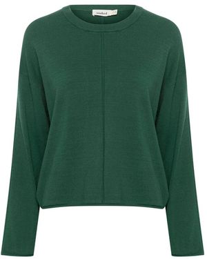 Soaked In Luxury Round-Neck Knitwear - Green
