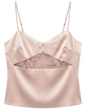Imperial Sleeveless Tops - Pink