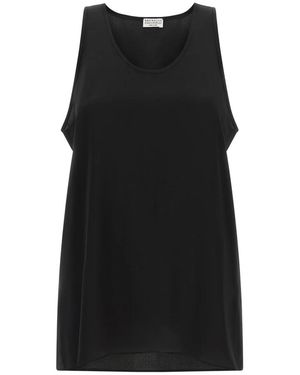 Brunello Cucinelli Sleeveless Tops - Negro