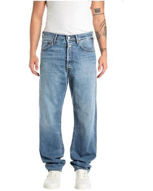 Replay Straight Fit Jeans - Blue
