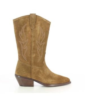 Alpe Cowboy Boots - Marrone