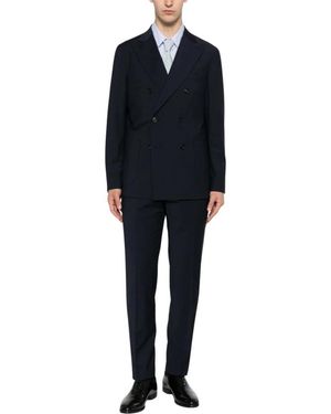 Boglioli Double-Breasted Suit - Zwart