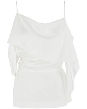 MM6 by Maison Margiela Sleeveless Tops - White