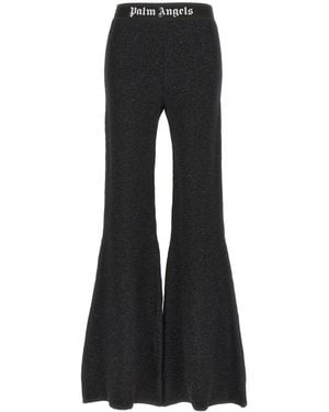 Palm Angels Logo Tape Pants - Zwart