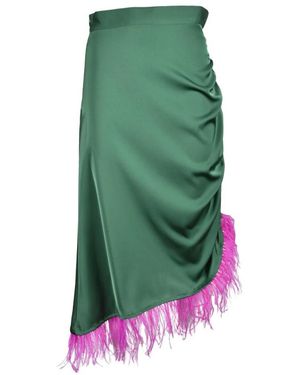 WEILI ZHENG Midi Skirts - Green