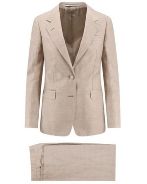 Tagliatore Single Breasted Suits - Neutro