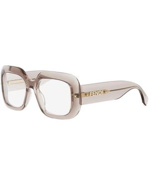Fendi Scherm Bril - Metallic