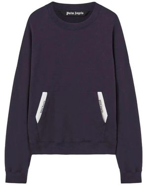 Palm Angels Sweatshirts - Blue