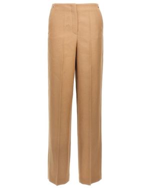Fendi Wide Trousers - Natural