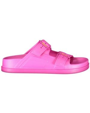 Blauer Sliders - Pink