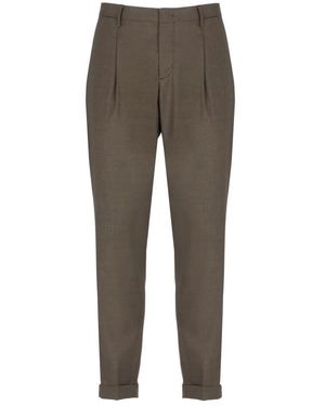 BRIGLIA Slim-Fit Pants - Gray