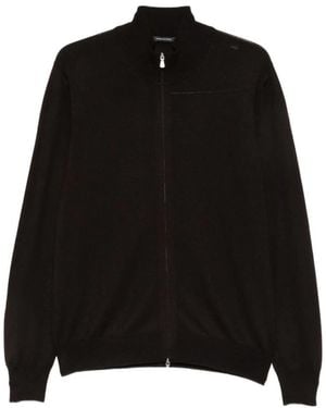 Tagliatore Truien & Vesten ,Bruin ,Wol Raymond Vest - Zwart