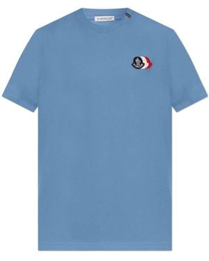 Moncler T-Shirts - Blue