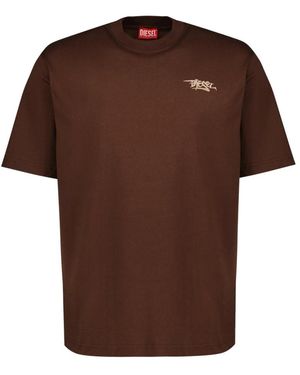 DIESEL Tops ,Bruin ,Katoen T-Boggy T-Shirt