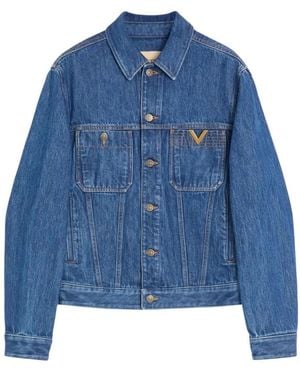 Valentino Denim Jackets - Blue