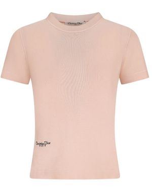 Dior Kurzärmeliger Pullover - Pink