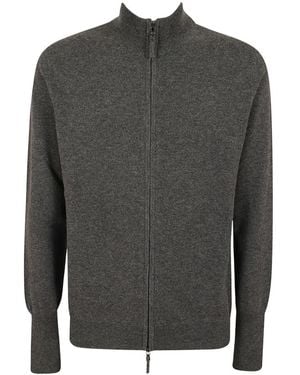 Ballantyne Full Zip Cardigan - Grau