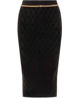 Elisabetta Franchi Pencil Skirts - Black