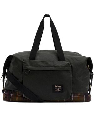 Barbour Field Waxed Holdall - Zwart