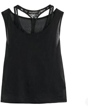 Our Legacy Sleeveless Tops - Black
