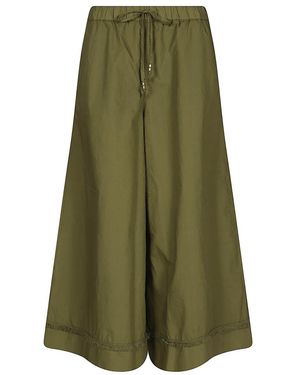 Mason's Wide Trousers - Green
