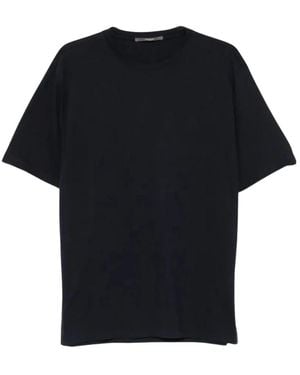 Kangra Tops ,Zwart ,Katoen Piquet T-Shirt