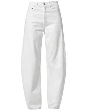 Agolde Luna Pieced Jean - Weiß