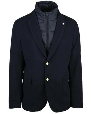Manuel Ritz Giacca Sfiancata - Blauw