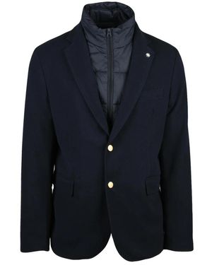 Manuel Ritz Giacca Sfiancata - Blauw
