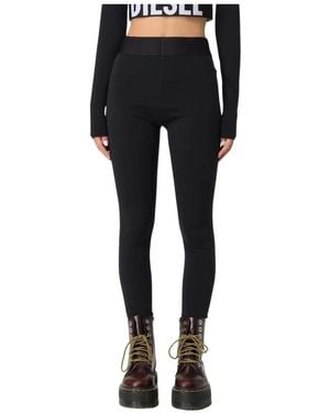 DIESEL Basic Knit Leggings - Zwart