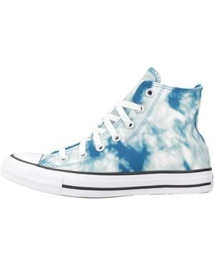 Converse Tie-D All Star Sneakers - Blauw