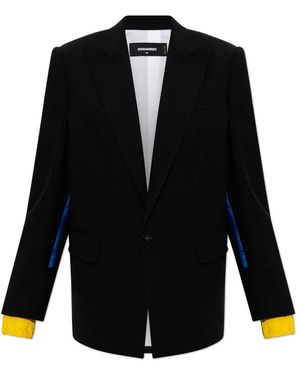 DSquared² Wool Blazer - Zwart
