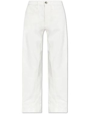 Jil Sander Straight Fit Jeans - White