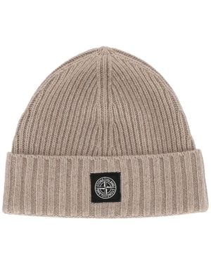 Stone Island Beanie Rws - Braun